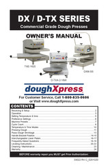 dough Xpress D-TXA-2-18W Owner's Manual
