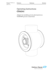Endress+Hauser CUA261 Operating Instructions Manual