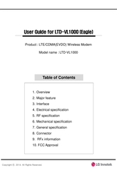 LG Innotek LTD-VL1000 User Manual