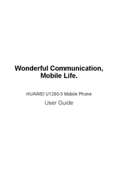Huawei U1280-5 User Manual