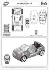 Mondo BLADEZ TOYZ BARBIE CRUISER 63647 Manual