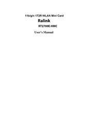 Ralink RT2700E-HMC User Manual