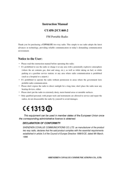 Covalue CU460-2 Instruction Manual