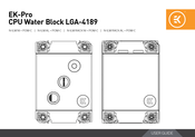 EK LGA-4189 User Manual