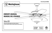Westinghouse ETL-ES-Tulsa LED-WH20 Owner's Manual