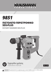 KRAUSMANN SDS-PLUS 9851 Operation Manual