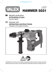 Valex HAMMER 5031 Operating Instructions Manual
