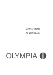 Wave Industries OLYMPIA O2400 Owner's Manual