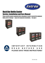Entree BB-2SD-28 Service, Installation And Care Manual