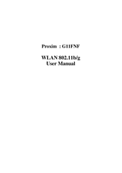 Proxim G11FNFPC User Manual