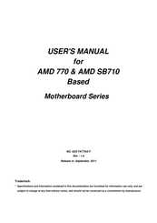JETWAY TA77AG User Manual
