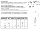 Safavieh LIT4256A Quick Start Manual