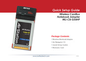 Buffalo Tech WLI-CB-G54HP Quick Setup Manual
