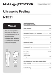 Tescom Nobby NTE21 Manual