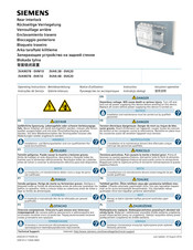 Siemens 3VA9078-0VM10 Operating Instructions Manual