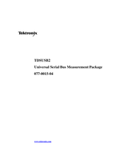 Tektronix TDSUSB2 Manual