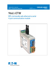 Eaton 9661-ETW Instruction Manual