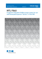 Eaton MTL F860 Instruction Manual