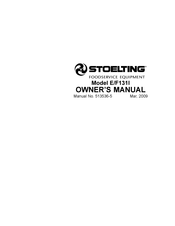 Stoelting E131I Owner's Manual