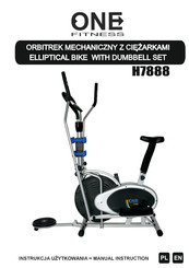 ONE FITNESS H7888 Manual Instruction