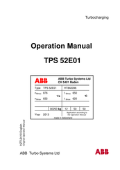 ABB TPS 52E01 Operation Manual