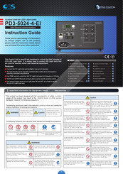 CCS Lighting Solution PD3-5024-4-EI Instruction Manual