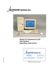Tricor 913 Operating Instructions Manual