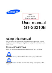 Samsung GT-S6310B User Manual