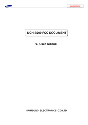 Samsung SCH-B209 User Manual