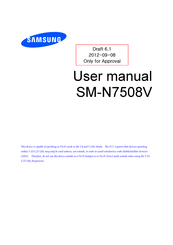 Samsung SM-N7508V User Manual