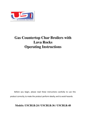 US COOKING EQUIPMENT USCBLR-48 Operating Instructions Manual
