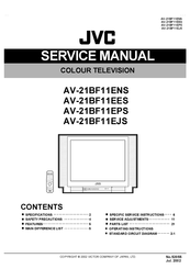 JVC AV-21BF11ENS Service Manual