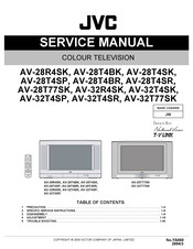 JVC AV-32T4SR Service Manual