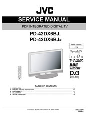 JVC PD-42DX6BJ/P Service Manual