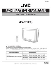 JVC AV-21PS Schematic Diagrams