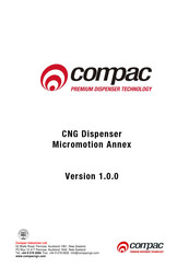 Compac Micromotion CNG50 Manual