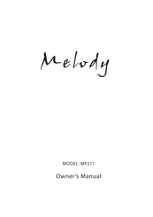 Melody MP211 Owner's Manual