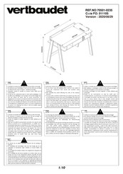 VERTBAUDET 1062092001 Assembly Instructions Manual