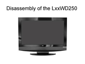 RCA L WD250 Series Disassembly