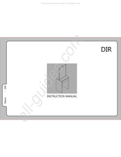 DIR Marino 6021d Instruction Manual