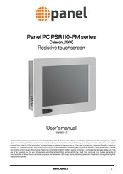 panel Celeron J1900 User Manual