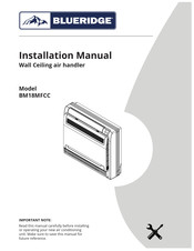 Blueridge BM18MFCC Installation Manual