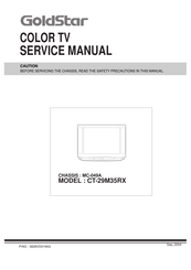 Goldstar CT-29M35RX Service Manual