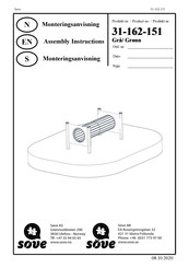 Sove 31-162-151 Assembly Instructions Manual