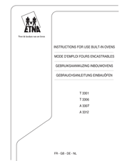 ETNA T 3306 Instructions Manual
