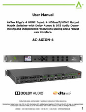 Axion AC-AXION-4 User Manual