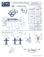 Capital Safety DBI SALA KD1TALTWIN Specific Instructions