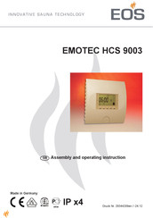 EOS EMOTEC HCS 9003 Assembly And Operating Instruction