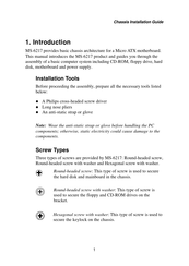 MSI MS-6217 Series Installation Manual