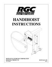 RGC HANDIHOIST Instructions Manual